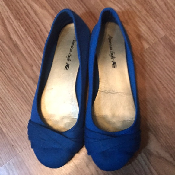 blue flats